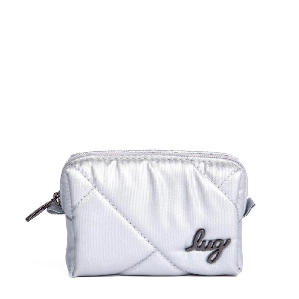 Lug Choo Mini Pill Box & Eyeglass Holder Metallic Silver - Picture 2 of 2